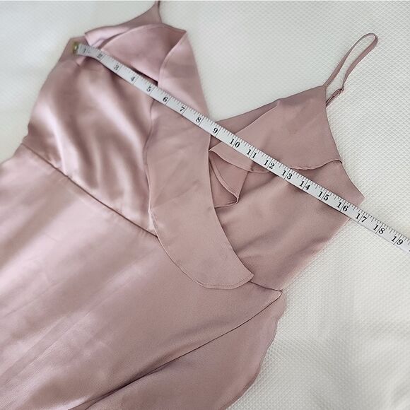 Express Pink Asymmetrical Ruffled Sundress - Picture 4 of 8